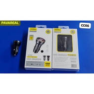 Pavareal B03 120W  2 ports  (USB + USB-C) In Car Adapter