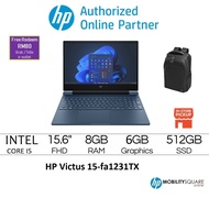 HP Victus Gaming Laptop 15-fa1231TX / 15-fa1232TX  [ i5-12450H/8GB/512SSD/15.6/RTX4050 6GB]