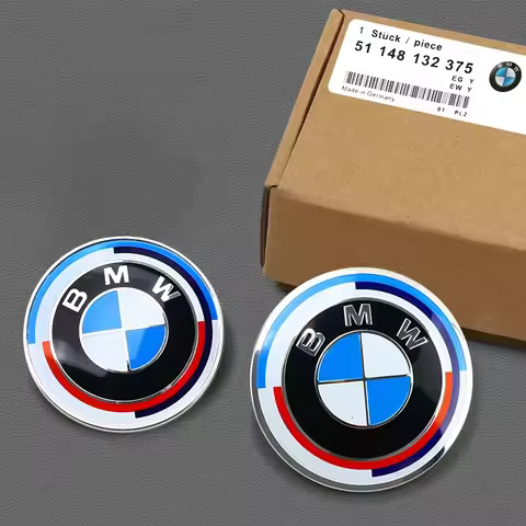 1pc 74/82mm car trunk logo and front hood logo, suitable for BMW E46 E39 E90 E60 F10 F30 z3 z4 x3 x5
