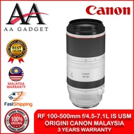 Canon RF 100-500mm f4.5-7.1L IS USM rf100-500mm lens Ship from Malaysia (Original Canon Malaysia)
