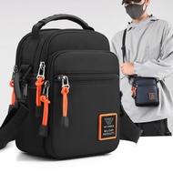 New Men's Outdoor Crossbody Bag Sports Casual Men's Shoulder Bag Multifunctional Wearing Belt Bag Hanging Bag Fashionable Small Bag