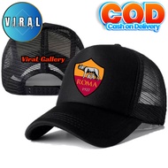 ViraL Gallery AS ROMA Trucker Hat - AS ROMA Logo Distro Hat - AS ROMA Premium Hat - Adult Men's Hat 
