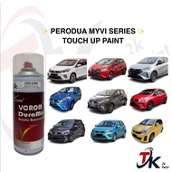 PERODUA MYVI SERIES Touch Up Paint /Aerosol Spray Tin/2K PAINT/CAR PAINT/CAT BANCUH/CAT KERETA