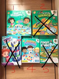 兒童益智有趣玩具kid toys Top fishing/Cards whack/Wobble Tower/Memory Game/Funny bunny 