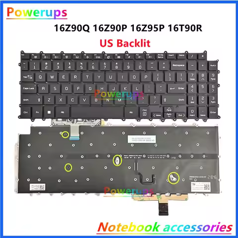 New Laptop US/UK/PT/KR/JP Backlight Keyboard For LG Gram 16Z90Q 16Z90P 16ZD90P 16Z90P 16Z90PF 16Z95P