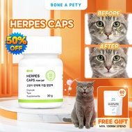 BONEAPETY KOREA Cat Herpes & Immunity Support (60 caps) Ubat Selsema Kucing Paling Berkesan L-Lysine