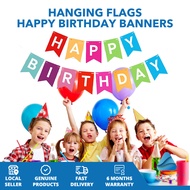 Happy Birthday Banner – Hanging Flags, Party Decoration, Colorful, DIY, Party Ideas for Celebrations