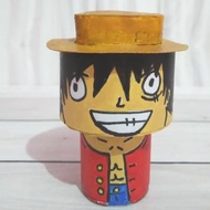 Boneka One piece Luffy Hadiah Straw Hat Crew Kado anak miniatur anime