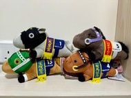 全4種 第1彈日本純種賽馬 18cm 趴趴毛公仔 東海帝皇 特別週 黃金船 無聲鈴鹿