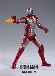 IRON MAN MK 5 Mark V ZD Toys (แท้)1/10 Action Figure 18 cm