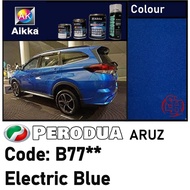 PERODUA ARUZ  Electric Blue B77** Crystal /Aikka Oem Factory Colour
