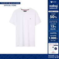 Tommy Hilfiger เสื้อยืด ผู้ชาย รุ่น MW0MW34899 YBR - สีขาว