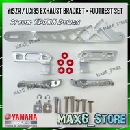 YAMAHA LC135 Y15ZR EXCITER REAR FOOTREST SET EXHAUST BRACKET COMPLETE SET SPECIAL EDITION DESIGN SAL