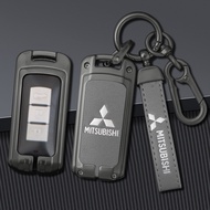 [READY STOCK]Mitsubishi car key Case for L200 ASX Outlander Eclipse Cross Pajero Sport Lancer Alloy 