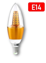GINIC LED CANDLE BULB 5 WATT CANDELABRA LIGHT E27/E14 - WARM WHITE / DAYLIGHT