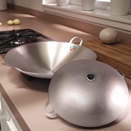 19" / 20" Kuali Aluminium Berkilat Dua Pemegang / Kuali Aluminium Tahan Lasak Double Handle Polished