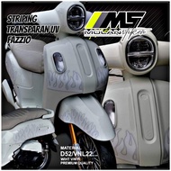 Decal Sticker Striping Variation Transparent Uv Fazzio Justin Bieber Fazzio Api Fazzio JB Yamaha Faz