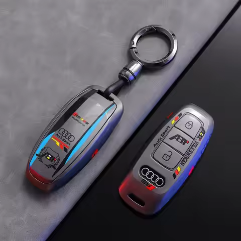 Car Key Cover Protection Case Holder Shell Fob For Audi A1 A4 A5 A6 A7 A8 B6 B7 B8 B9 TT TTS 8S SQ5 