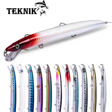 Hunthouse savage gear tide minnow sandeel jerk minnow floating slim lure 143mm 173mm 208mm long cast