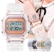 Women Watches New Fashion Transparent Digital Watch Square Man Sports Waterproof Electronic Watch Ladies Student Wristwatch