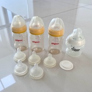 Botol susu bayi / anak pigeon ppsu wideneck tommy tipee bka pompa asi avent manual konektor kantong 