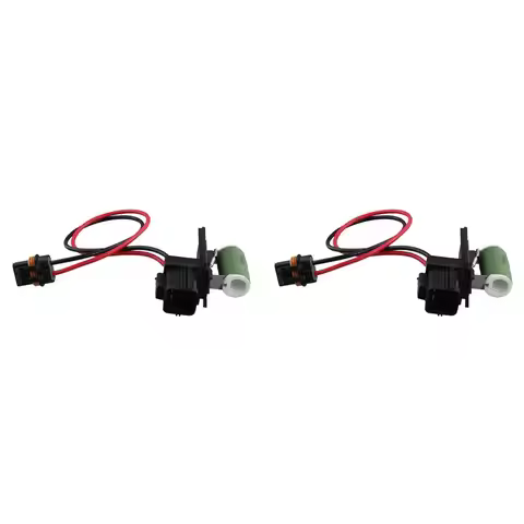 2X Car Engine Cooling Fan Motor Wiring Harness 55056789AC For Jeep Wrangler JK 2007-2018 Car Accesso