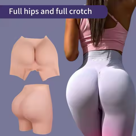 Silicone hip lift pants, hip, hip augmentation shaping three-point pants, hip lift shaping pants, hi