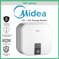 (New Launch) Midea 15L / 30L Storage Water Heater D-15-25VI / D30-25VI