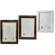 Photo Frame Size 8R / A4 /11R /12R / A3 - Brown / Brown with Gold Color / White(1pc)