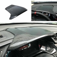 Carbon Fiber Dashboard Cover Center Console Steering Wheel Speeeter Cover For Honda Civic 10th Gen F