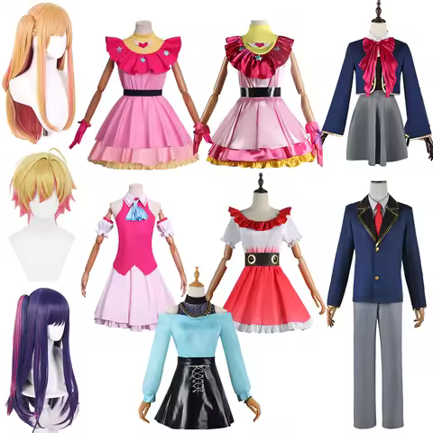 Anime Oshi No Ko Adult Women Hoshino Ai Cosplay Costume Rubii Akuamarin Arima Kana School Uniform Ki