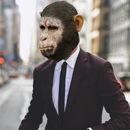 NEW Gorilla Natural Latex Mask Halloween Gift Suitable Costume Party Scary Funny Props Free shipping