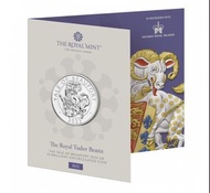 👑🐏🐐🐑 英國 2023年 Royal Tudor Beasts 皇家都澤皇朝 (Yale of Beaufort) 耶魯羊紀念銅鎳幣 (第三款)