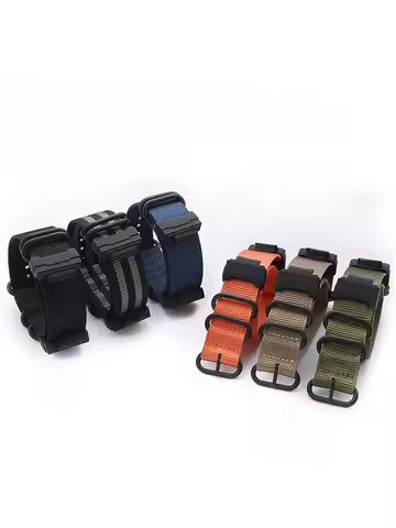 For Casio Small Square DW-5600BB/5610 GW-B5600 Modified 16x22mm High Density Knitting High Quality N