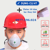 Khẩu trang phòng độc kèm 10 tấm lọc PM25 chống độc chống bụi vi khuẩn hiệu quả
