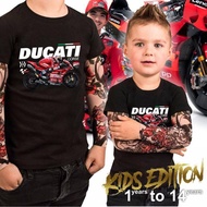 🏁( TSHIRT BUDAK  LELAKI ) Ducati MotoGP Kid Edition Kids Boys Shirt 2022 Kids Clothing