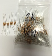 Resistor (Resistor Resistor) 2K 1/4 W (Value 2 Kohm 1/4 Watt) Set Of 10