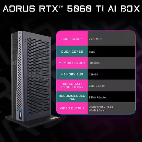 RTX 5060 Ti 16GB GDDR7 Graphics Card, 128-bit, PCIe 5.0, HDMI/DP 2.1b, Hawk Fan, Thermal Gel, Thunde