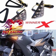 bag Turn Signal lights (white light) Flat Triangle Mounted on Winner X and Many types of motorbikes
