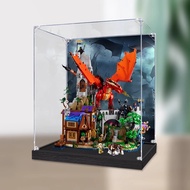 Clear Acrylic Display Case for Lego 21348 Dungeons & Dragons: Red Dragon's Tale Collector Showcase