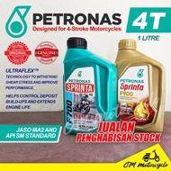 100% Original Petronas F700 15W-50 Semi & F900 10W-40 Fully 4T Motorcycle Engine Oil 1L (CLEARANCE S