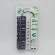 USB 3.0 Hub 7 Port Switch Usb3.0 Hub 7port On Off/