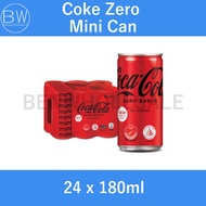 Coke Zero Mini Cans (24 x 180ml)