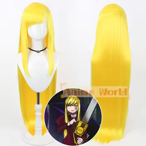 Anime Mashle: Magic and Muscles Meliadoul Amy Cosplay Wig Yellow 100cm Synthetic Hair Heat Resistant