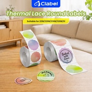 CLABEL Wave Edge Thermal Label Sticker Waterproof Oilproof Sticker Paper Label Pelekat Renda Bunga B