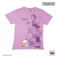 เสื้อยืดผ้าฝ้ายเสื้อยืดพิมพ์ลายแตงโม (SUIKA) - เสื้อแตงโมคอกลม SNOOPY and Friends ( SN.O-044 )รหัสเต็มS-3XL