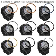 For Garmin Fenix 6S/Fenix 6S Pro/Fenix 6S sapphire Bezel Ring Watch Adhesive Cover Stainless Steel Protection Accessory