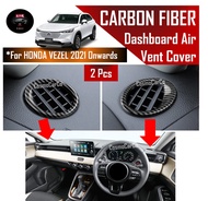 🔥SG SELLER🔥Honda VEZEL HR-V 2021 2022-Present Dashboard Air Vent Trim Carbon Fiber Car Accessories