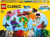 LEGO 11015 Classic Around the World Building Bricks Set 950 Pieces