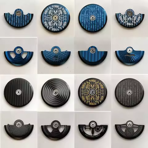 Black NH35 Movement Rotor Fit for NH35 NH36 NH38 NH39 4R35 7S26 Movement Pendulum Oscillating Weight